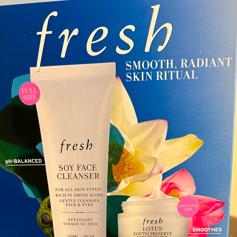 Fresh “Smooth, Radiant Skin Ritual” set.